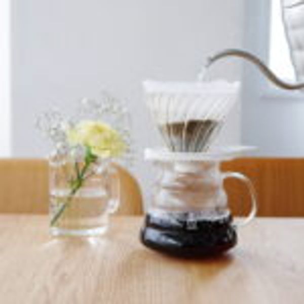 Hario h&aring;ndbrygger V60 02 glass SORT ny type