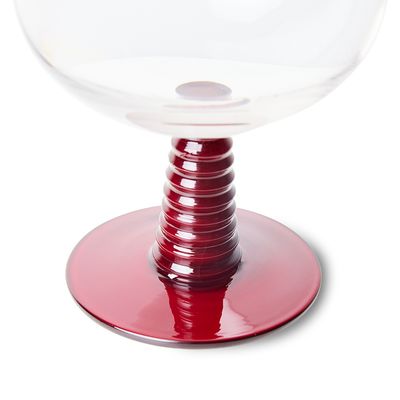 Vinglass Swirl Nude red low
