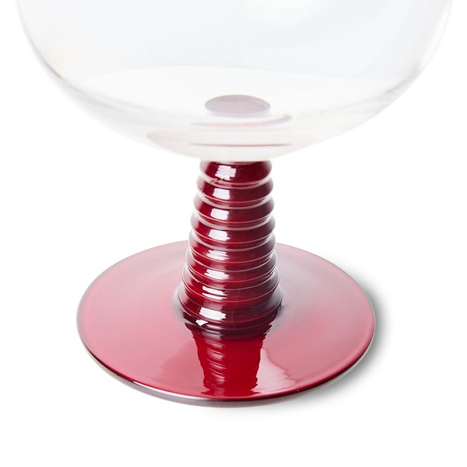 Hovedbilde Vinglass Swirl Nude red low