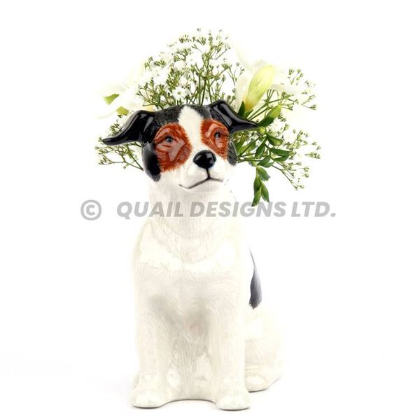 Jack RusselBlomstervase  small