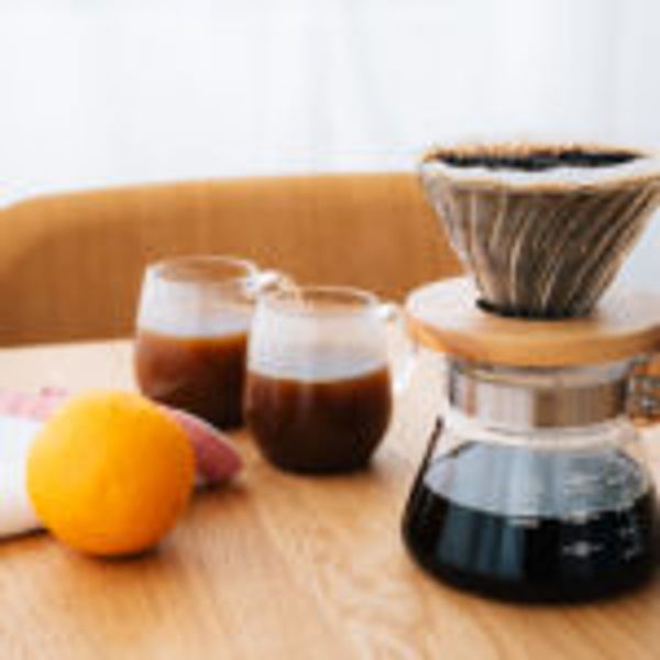 Hario h&aring;ndbrygger V60 02 glass Oliventre